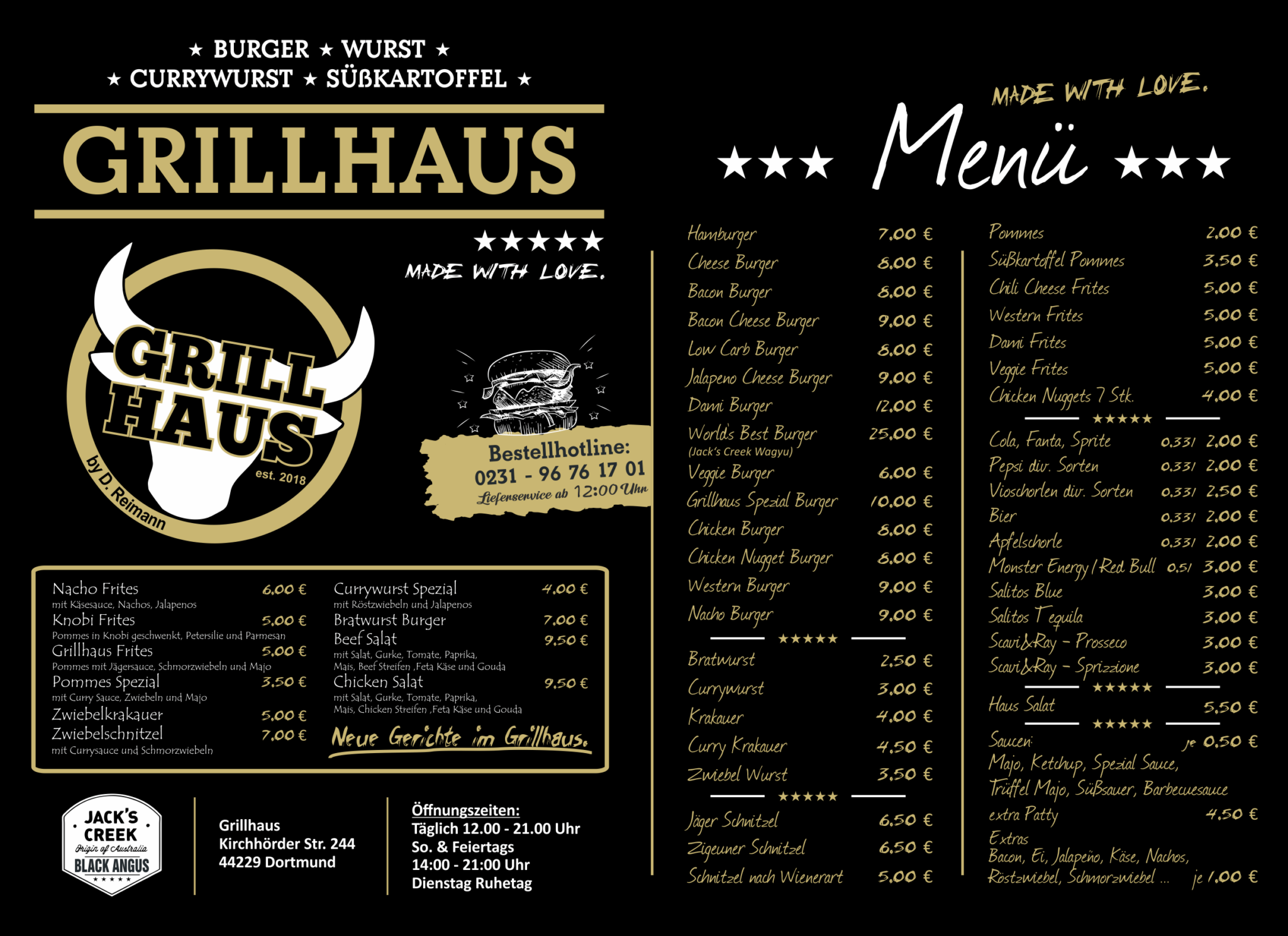Menu2 Grillhaus Bei Reimann In Dortmund Burger Wurst Currywurst Kartoffel